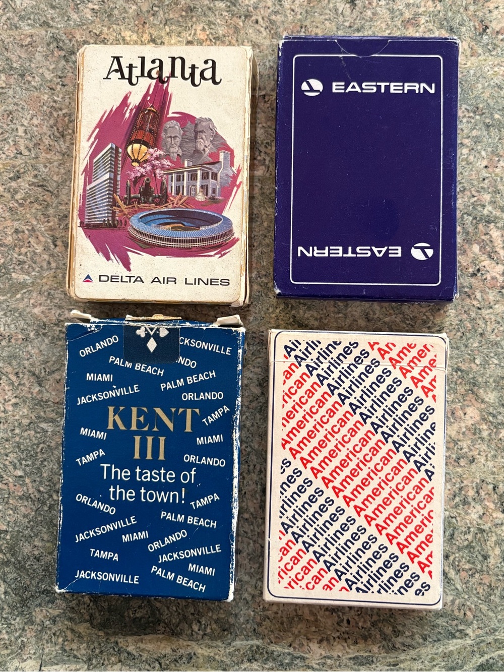 Vintage 1970s era playing cards